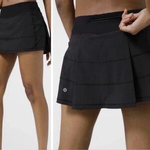 ♌️ LULULEMON Pace Rival Mid-Rise Skirt/Skort in Blk Sz 10